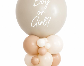 Gender reveal balloon