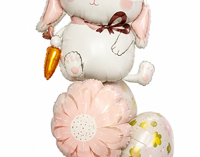 Cute bunny helium set