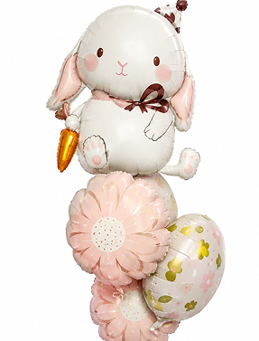 Cute bunny helium set