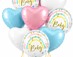 Baby helium set of 9 balloons