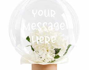 Flower bubble balloon